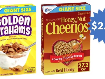 $2.47 Giant Size General Mills Cereal | Kroger eCoupon