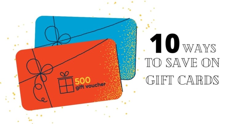 10 Ways to Save on Gift Cards