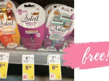 Get BIC Soleil Disposable Razors as Low as FREE