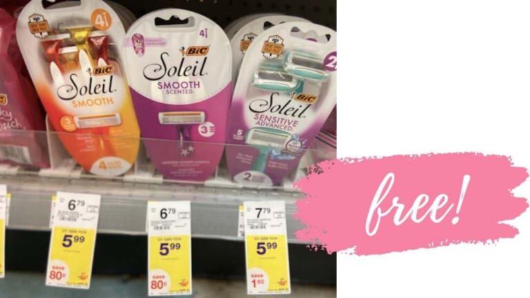 Get BIC Soleil Disposable Razors as Low as FREE