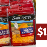 $1.97 Sargento Cheese with Kroger eCoupon