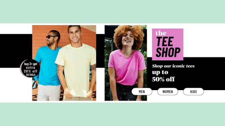 Hanes Tees | 50% Off + 20% Off When You Buy 3+