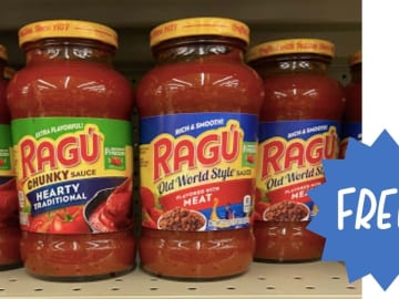 Get Ragu Pasta Sauce as Low as FREE