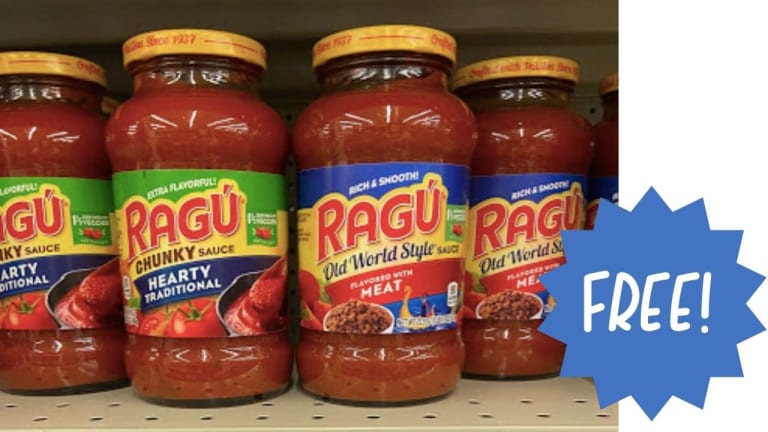 Get Ragu Pasta Sauce as Low as FREE