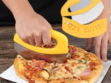 Premium Pizza Cutter $8.49 After Code (Reg. $16.99) | Super Sharp Blade Stainless Steel