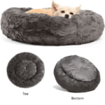 The Original Calming Donut Cat and Dog Bed $20 (Reg. $35) – FAB Ratings!