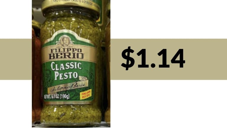 $1.14 Filippo Berio Pesto Sauce at Kroger