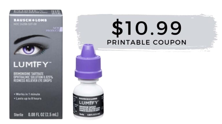 Lumify Coupon | $10.99 Redness Reliever Eye Drops