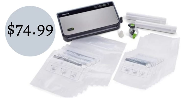 Refurbished FoodSaver Manual Food Vacuum Sealer for $74.99