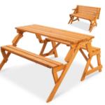 2-in-1 Outdoor Interchangeable Wooden Picnic Table/Garden Bench only $184.99 shipped (Reg. $210!)