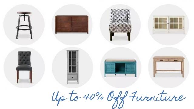 target furniture sale