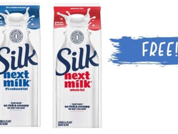 Get Silk Nextmilk Plant-Based Milk for FREE