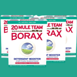 4-Pack 20 Mule Team Borax Detergent Booster & Multi-Purpose Cleaner as low as $10.31 Shipped Free (Reg. $20) | $2.58 per 65 Oz Box! FAB Ratings! 18K+ 4.8/5 Stars!