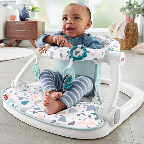 Fisher-Price Sit-Me-Up Floor Seat Pacific Pebble $31.99 Shipped Free (Reg. $39.99) | Super easy to fold, pack, and go!