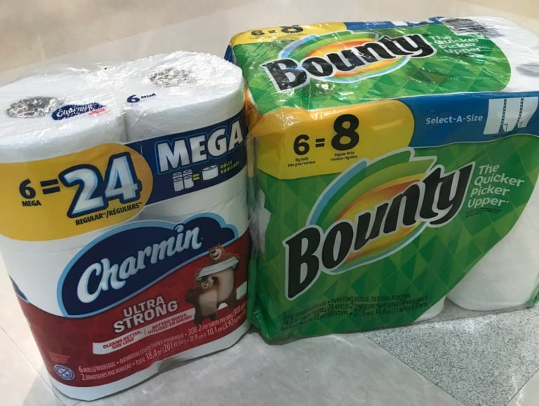 Gain, Charmin & Bounty Deal | $3.55 Detergent, Bath Tissue, & Paper Towels