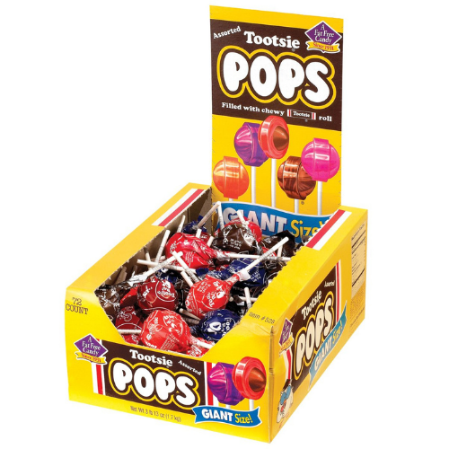 72-Count Tootsie Roll Pops Giant Size as low as $17.12 Shipped Free (Reg. $21.20) – FAB Ratings! | 24¢ each! – Peanut Free and Gluten-Free!  FAB Easter Basket Stuffer!