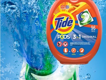 96-Count Tide PODS Laundry Detergent, HE, Original $17.44 After Coupon (Reg. $23.99) | 18¢/pac!