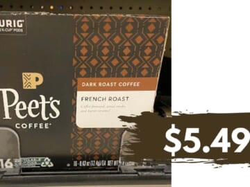 Peet’s Bagged Coffee & K-Cups for $5.49 | Kroger Mega Deal