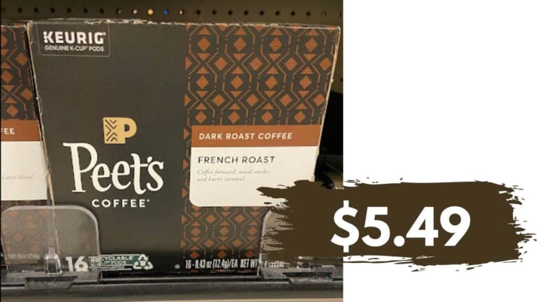 Peet’s Bagged Coffee & K-Cups for $5.49 | Kroger Mega Deal