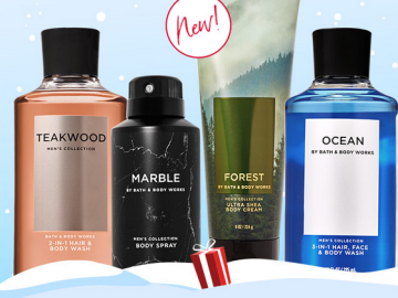 Bath & Body Works: Men’s Body Care only $5.50 today!