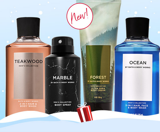 Bath & Body Works: Men’s Body Care only $5.50 today!