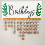 Never-Forget Birthday Reminder Calendar Board