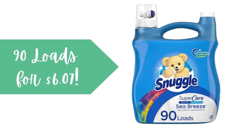 Amazon | Snuggle Fabric Softener For $6.07!