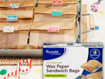 50-Count Reynolds Kitchens Unbleached Wax Paper Sandwich Bags as low as $2.89 Shipped Free (Reg. $5.49) | 6¢ each bag!