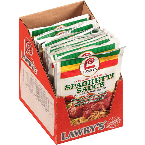 12-Pack Lawry’s Spaghetti Sauce Spices & Seasonings Mix, 1.42 Oz as low as $16.16 Shipped Free (Reg. $19.01) | $1.35 each! FAB Ratings!