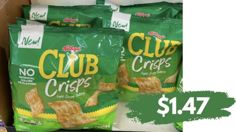 $1.47 Club Crisps & Town House Crackers with Kroger eCoupon