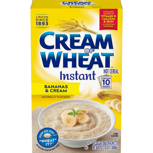 10-Packets Cream of Wheat Instant Hot Cereal, Bananas and Cream Flavor as low as $8.35 Shipped Free (Reg. $12.99) | $0.84 per 1.23 Oz Packet!