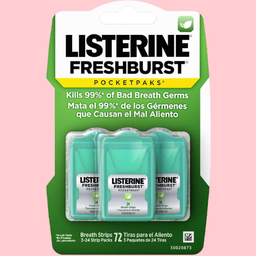 72 Count Listerine Pocketpaks Dissolving Breath Freshener Strips as low as $2.88 Shipped Free (Reg. $5) – From $0.04/ Strip! 2 Flavors! Portable for On-the-Go