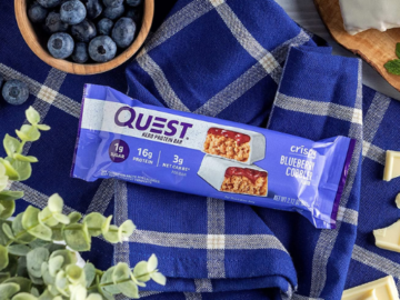 12-Count Quest Nutrition Blueberry Cobbler Hero Bar as low as $17.14 Shipped Free (Reg. $27.49) | $1.43 each!