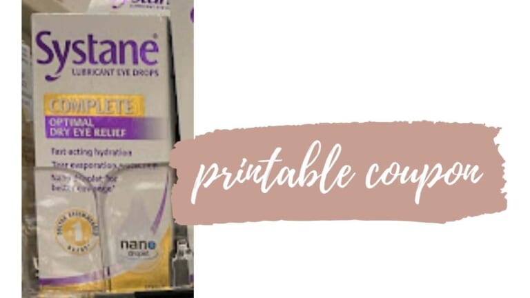 New Systane Coupon | Makes Eye Drops $4.99