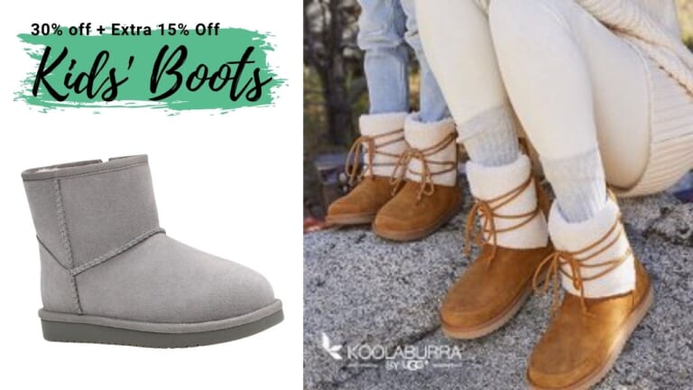 UGG Boots 30% Off + Extra 15% Off