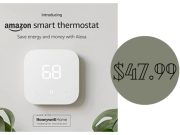 Amazon Smart Thermostat for $47.99