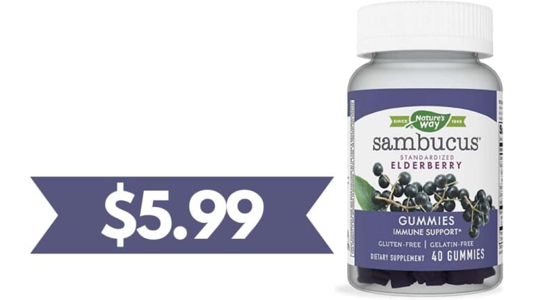 Nature’s Way Stacking Coupons | $5.99 Sambucus Elderberry Gummies