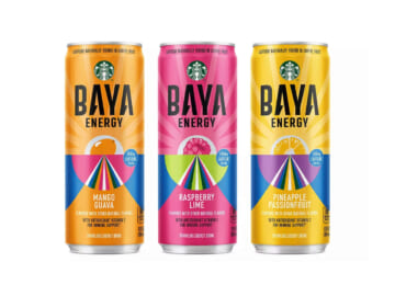 Possible FREE Starbucks Baya Energy Drink At Publix