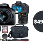 Canon EOS 2000D / Rebel T7 DSLR Camera for $494.99