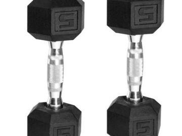 CAP Barbell Coated Hex Dumbbells, Set of 2