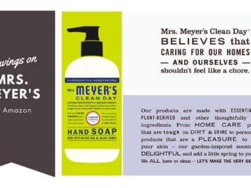 Amazon | Mrs. Meyer’s Cleaning Deals