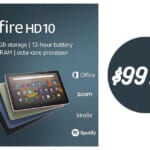 Fire HD 10 Tablet 10.1 inch 32GB for $99.99