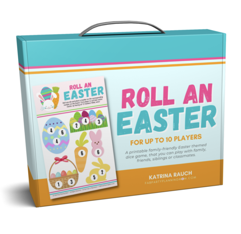 Free Printable Roll An Easter Dice Game