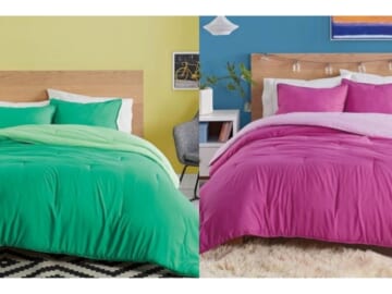 Reversible 3-piece Comforter Set for $29.88