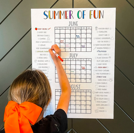 Countdown the days with this adorable coloring countdown poster.