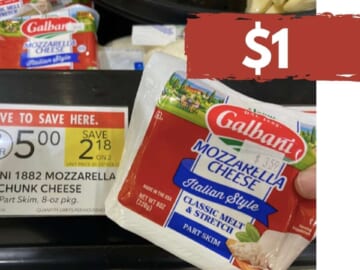 Galbani Cheese Deal = 8 oz. Mozzarella for $1