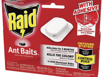 4-Pack Raid Ant Killer Baits as low as $2.78 Shipped Free (Reg. $3.63) | 69¢ each! For Household Use, Child Resistant