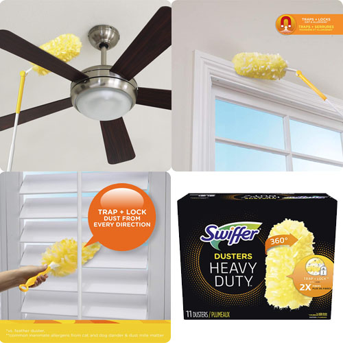 11-Count Swiffer Heavy Duty Ceiling Fan Duster Refills as low as $9.80 Shipped Free (Reg. $12.70) – FAB Ratings | 89¢ each!