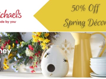 Michael’s | 50% Off All Spring Decor