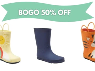 Target | Kid’s Rain Boots B1G1 50% Off